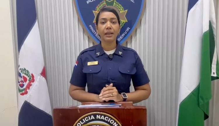 Lucía Cruz Polanco, vocera de la Policía en La Vega