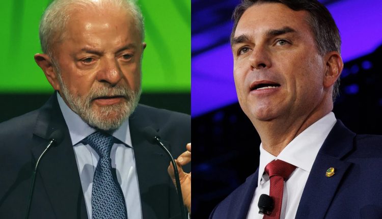 Lula Da Silva y Flávio Bolsonaro.