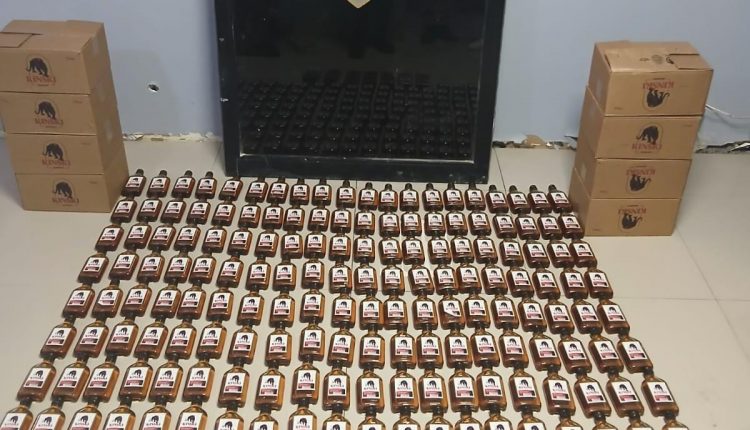 Cigarrillos decomisados en San Juan de la Maguana.