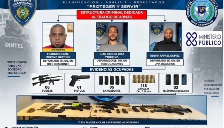 Policía ofreció detalles sobre los arrestados y los allanamientos.